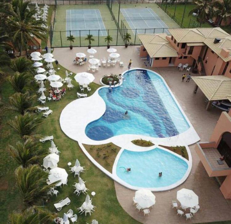 Ferienwohnung Temporada Pe Na Areia Guarajuba Exterior foto